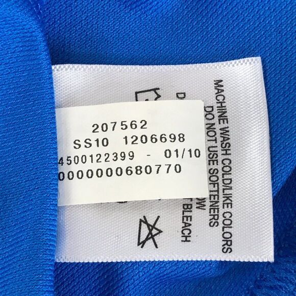 Under Armour MPZ 1 Long Sleeve Shirt Men's Small Padded Elbow Heat Gear Blue - Picture 12 of 12